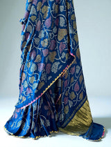 neelpushpa-pure-gajji-silk-bandhani-saree-with-multicoloured-bandhej