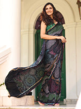 neelratna-black-pure-gajji-silk-bandhani-saree