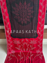 Neelratna - Black Pure Gajji Silk Bandhani Saree