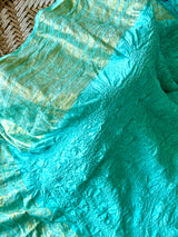 new-kanjivaram-silk-bandhani-handloom-saree