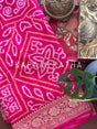 new-luxe-bandhani-banarasi-georgette-saree