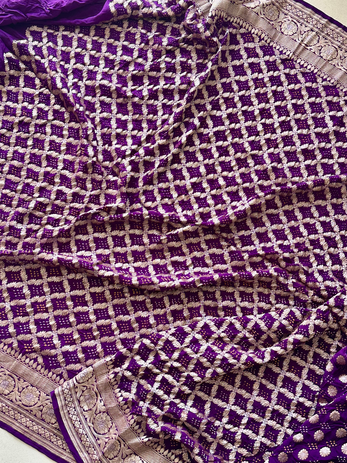 new-pure-bandhani-georgette-saree