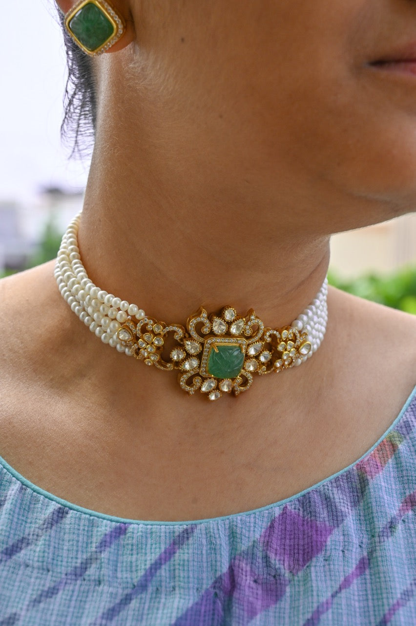 Nizam’s Grace Pearl Choker