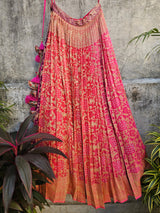 ombre-shaded-banarsi-georgette-bandhani-lehenga
