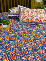 orange-blue-king-cotton-bedsheet-texture-view