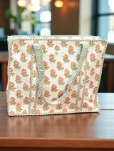 orange-floral-classic-tote-bag-handcrafted-design