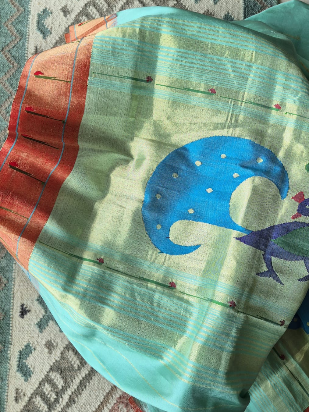 paithani-handloom-silk-dupatta-with-bird-symbolism