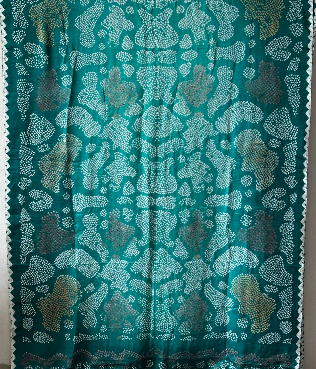 panna-rekha-turquoise-green-pure-gajji-silk-bandhani-saree