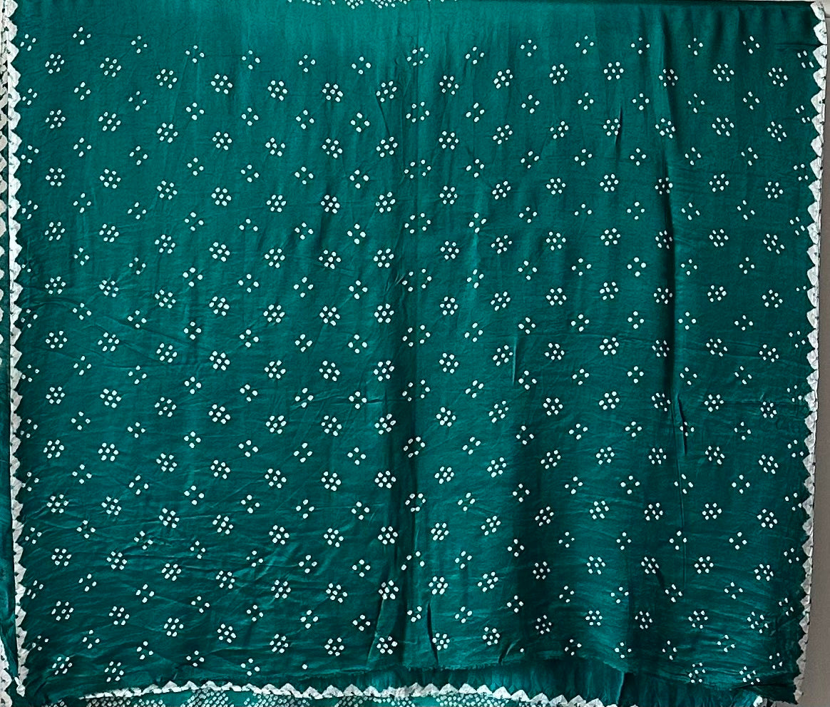 panna-rekha-turquoise-green-pure-gajji-silk-bandhani-saree