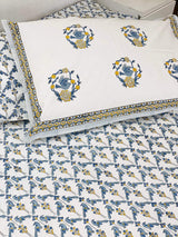 parrot-double-cotton-bedsheet-close-view