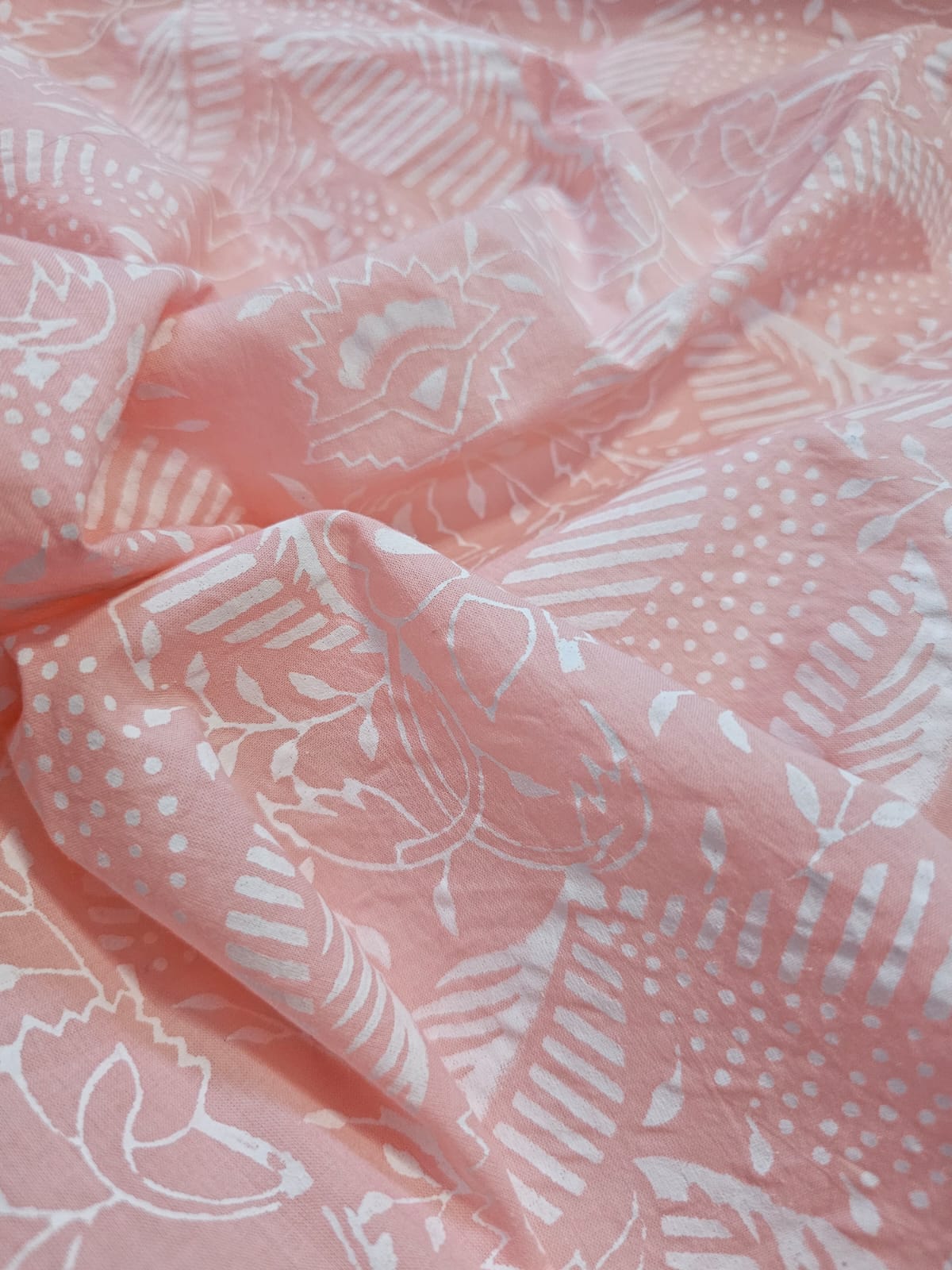 Handblock Printed Cotton Fabric (3 meters)