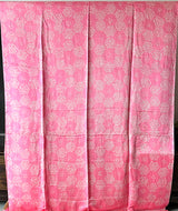 Peach Colour Pure Gajji Silk Bandhani Saree