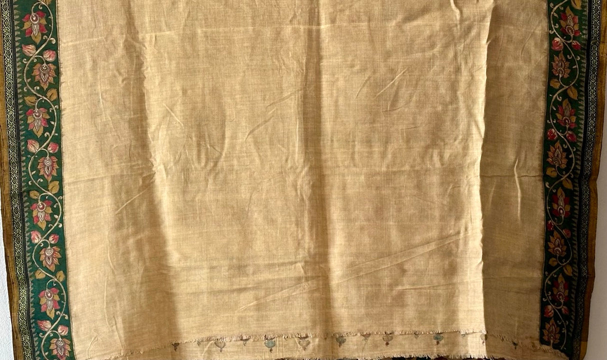 peacock-floral-handloom-cotton-kalamkari-saree-border-close-up
