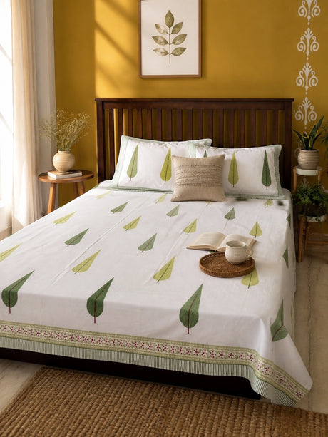 pine-tree-blockprint-king-bedsheet