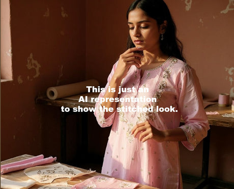 pink-chanderi-mulmul-semistitched-suit-set