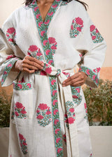 pink-floral-cotton-waffle-bathrobe-zoom-in-view