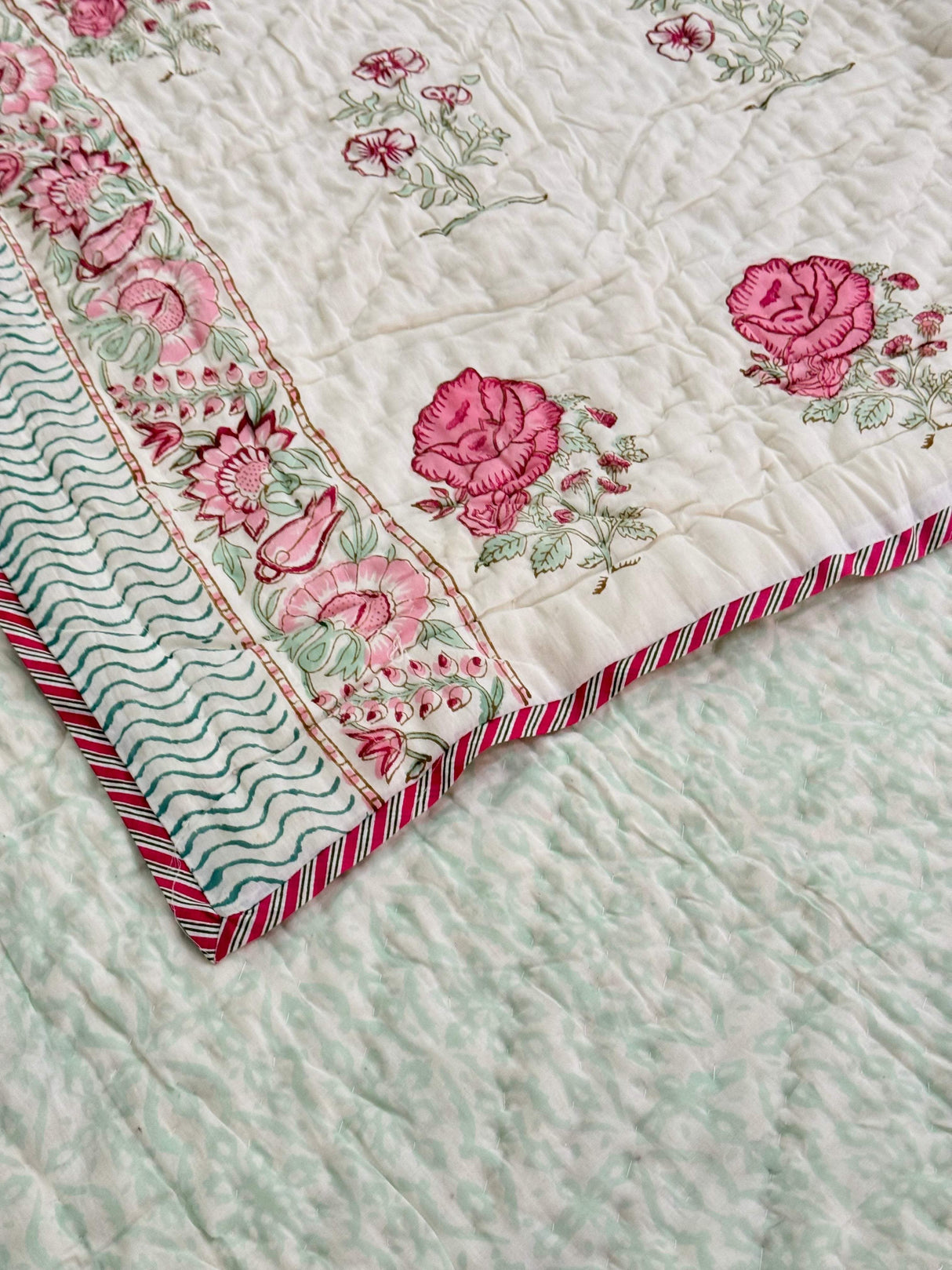 pink-rose-double-cotton-quilt-front-view