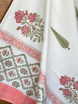 plush-comfort-waffle-weave-cotton-towel-set-handblock