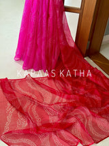Bandhani Kota silk saree