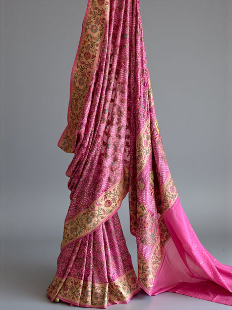 premium-banarasi-georgette-bandhani-saree