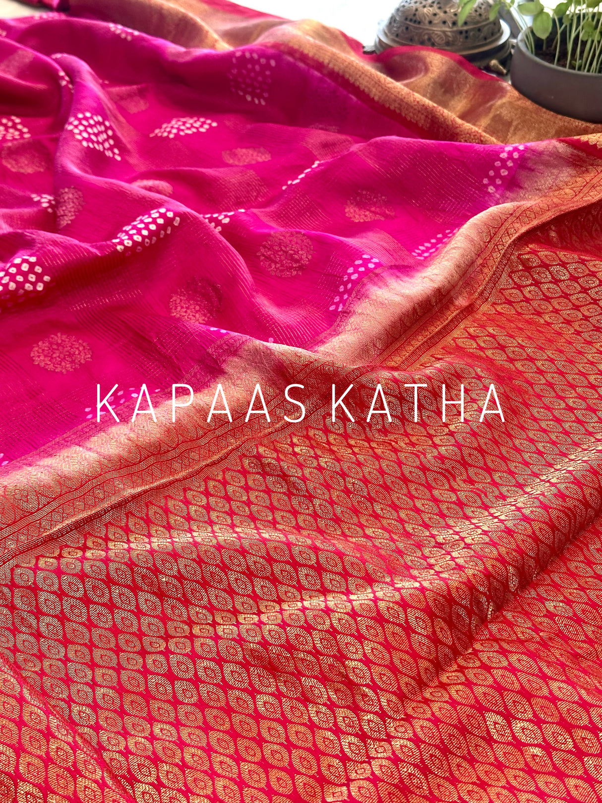 premium-kanjivaram-pure-bandhani-silk-saree