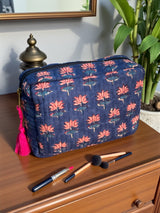 premium-midnight-lotus-print-cotton-quilted-pouch