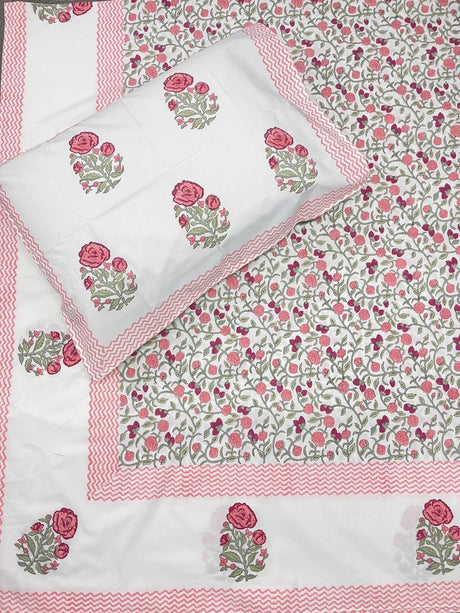 premium-rose-garden-block-print-cotton-bedsheet