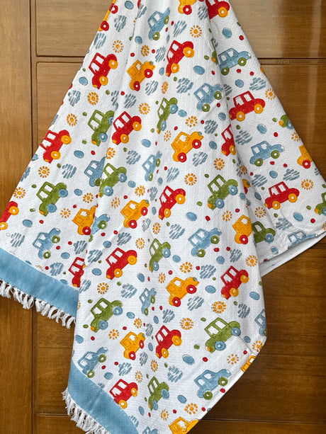 cheerful-print-jacquard-cotton-kids-towel