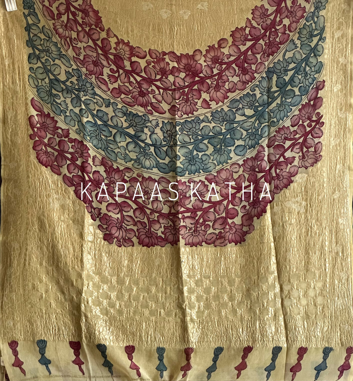 pure-banarasi-georgette-kalamkari-dupatta