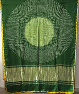 Pure Gajji Silk Circular Theme Bandhani Saree