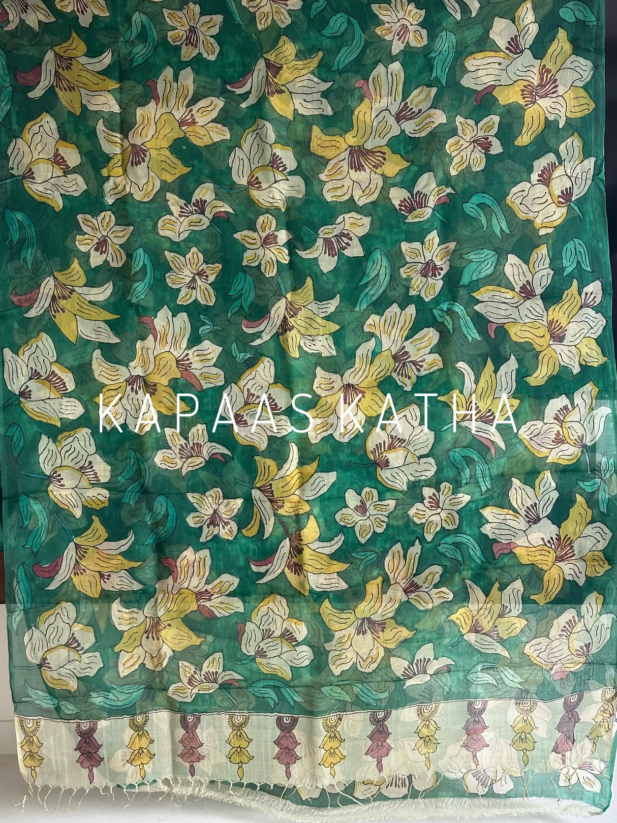 pure-kalamkari-organza-saree-floral-symphony