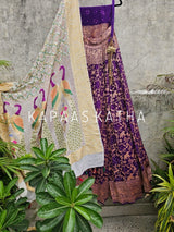 purple-pure-banarsi-georgette-bandhani-lehenga-with-dupatta