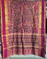 Pushpakatha Cotton Kalamkari Saree