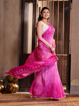 queens-melody-dual-pink-matka-silk-bandhani-saree