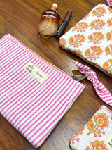 quilted-flat-pouch-organiser-elegant-delight-set-of-3