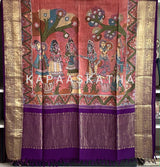 radha-krishna-kanjeevaram-silk-kalamkari-dupatta-holi