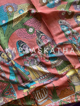 radha-krishna-kanjeevaram-silk-kalamkari-dupatta-holi