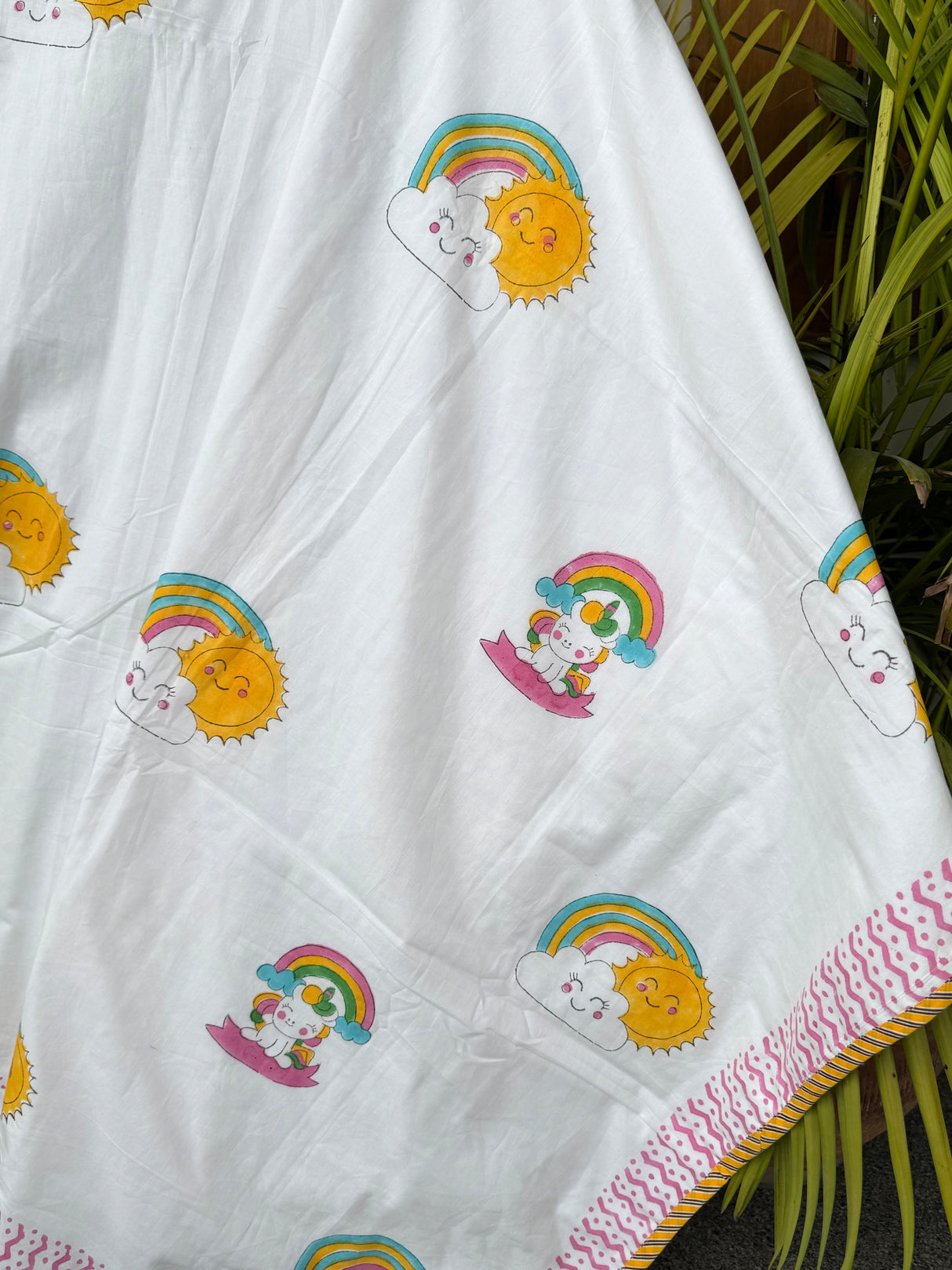 rainbow-printed-layered-kids-blanket-dohar-handblock