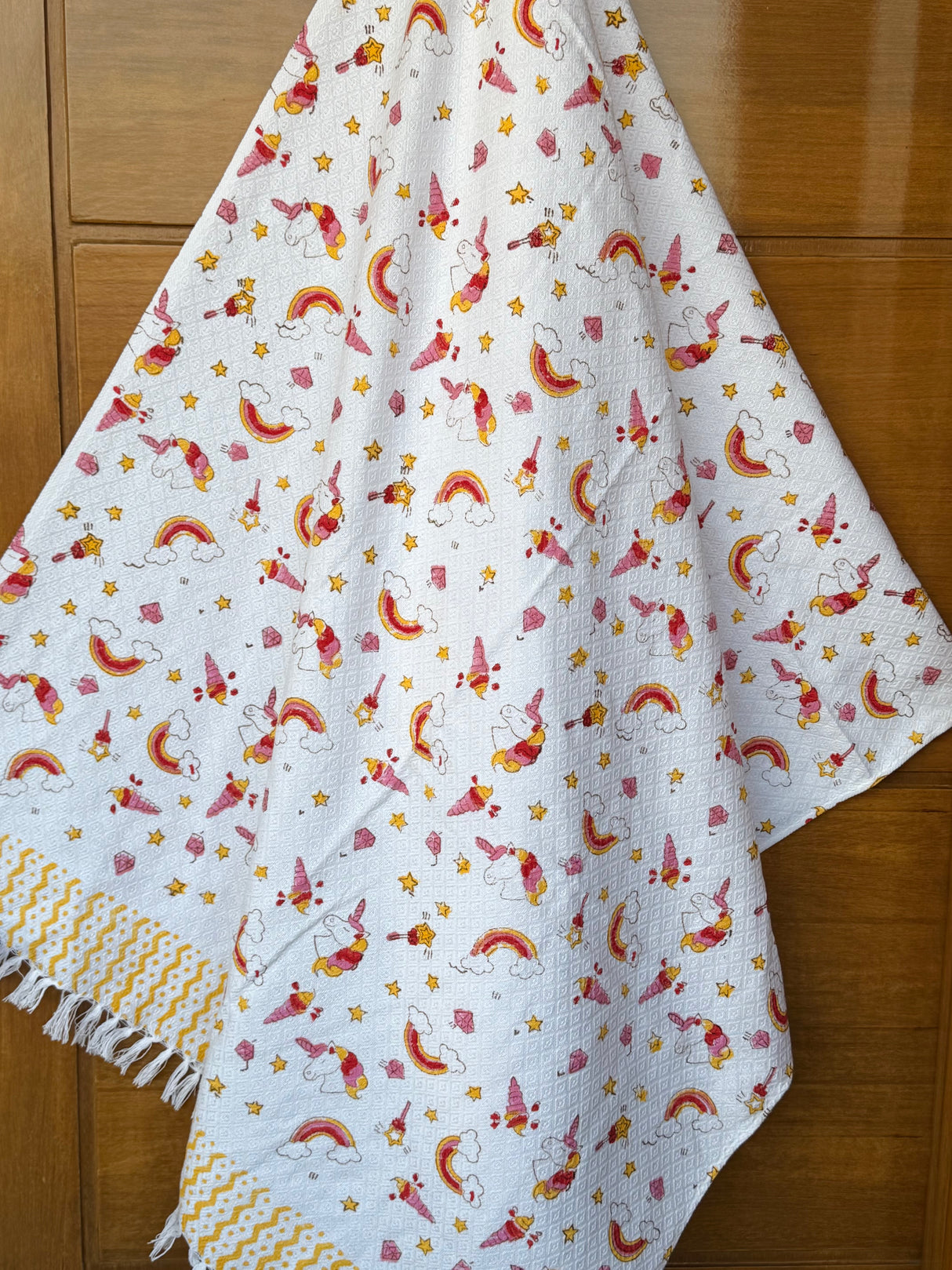 rainbow-unicorn-kids-bath-and-hand-towel-set