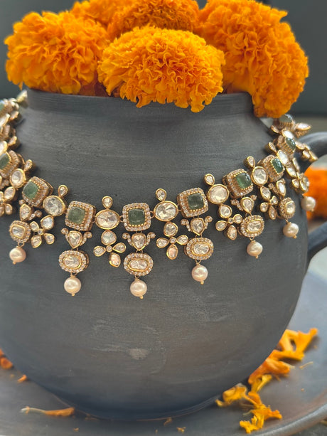 timeless-moissanite-polki-necklace-stylish-jewellery