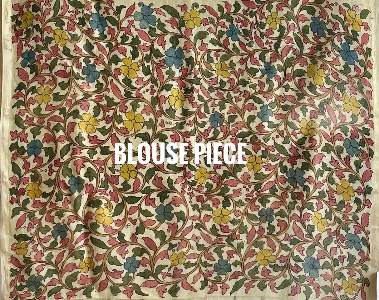 Rangayan - Chanderi Cotton Silk Kalamkari Saree