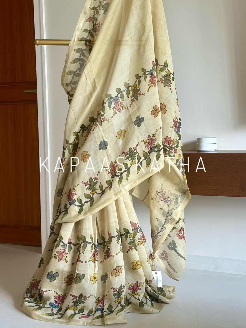 Rangayan - Chanderi Cotton Silk Kalamkari Saree