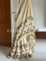 Rangayan - Chanderi Cotton Silk Kalamkari Saree