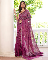 rangdeep-crimson-munga-silk-bandhani-saree-with-multicoloured-bandhani