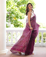 rangdeep-crimson-munga-silk-bandhani-saree-with-multicoloured-bandhani