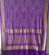 rangmayi-vibrant-purple-violet-handloom-pure-banarasi-georgette-bandhani-saree
