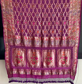 rani-pink-banarsi-georgette-meenakari-bandhani-dupatta-purple