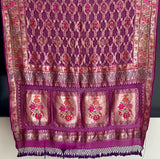 rani-pink-banarsi-georgette-meenakari-bandhani-dupatta-purple