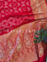 red-exquisite-handloom-banarasi-georgette-bandhani-saree