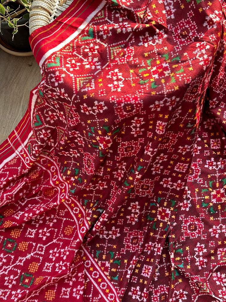 Pure Silk Double Ikat/Patan Patola Dupatta